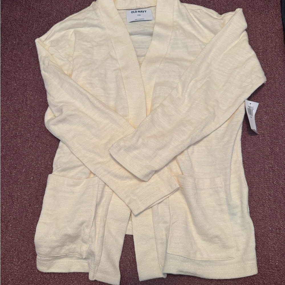 Brand new, cream sweater, girls